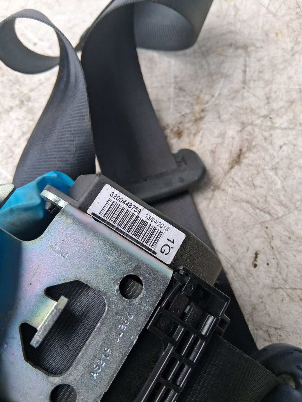 2018 MERCEDES BENZ CITAN NSF PASSENGER SIDE FRONT SEAT BELT 820044875