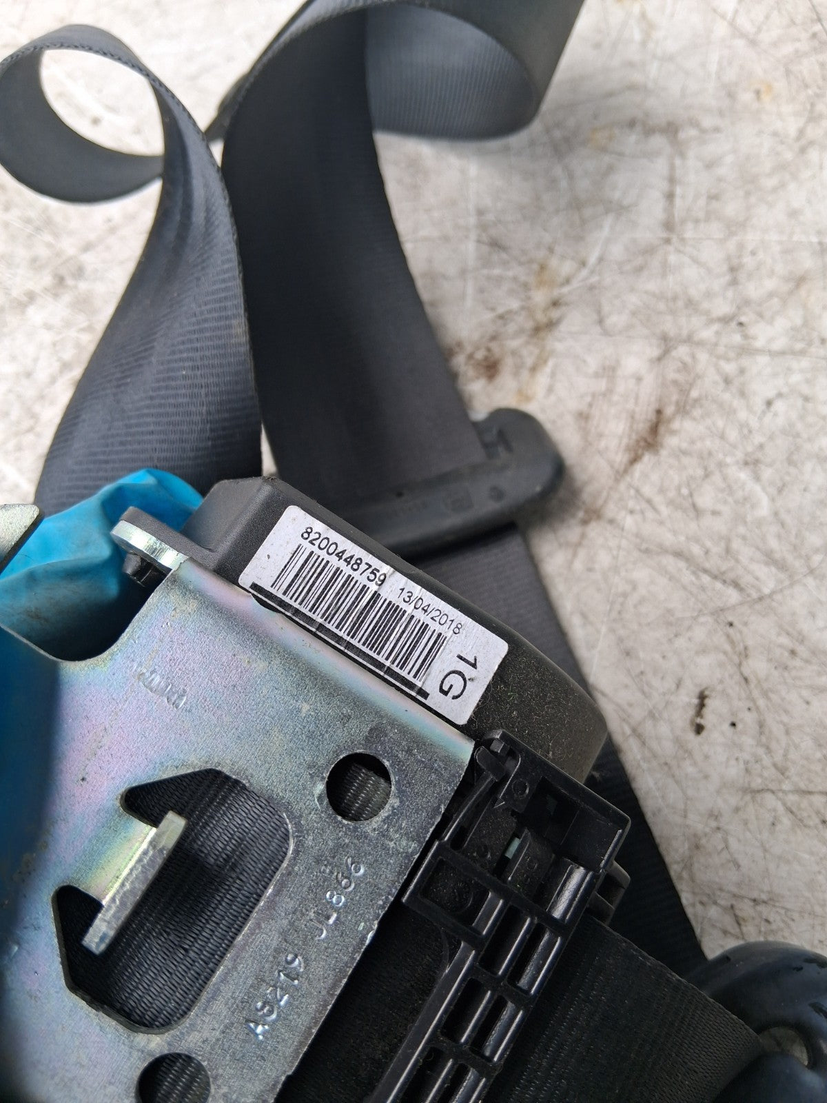 2018 MERCEDES BENZ CITAN NSF PASSENGER SIDE FRONT SEAT BELT 820044875