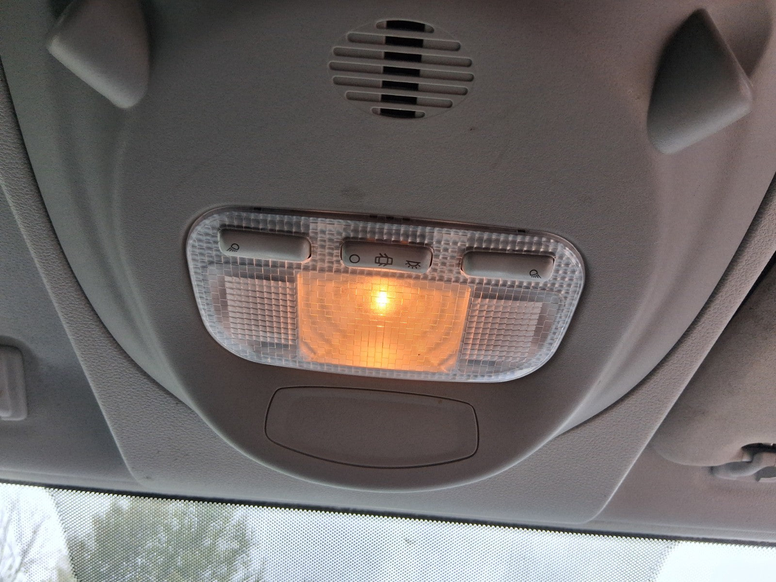 2017 PEUGEOT PARTNER MK2 FRONT INTERIOR ROOF READING COURTESY LIGHT