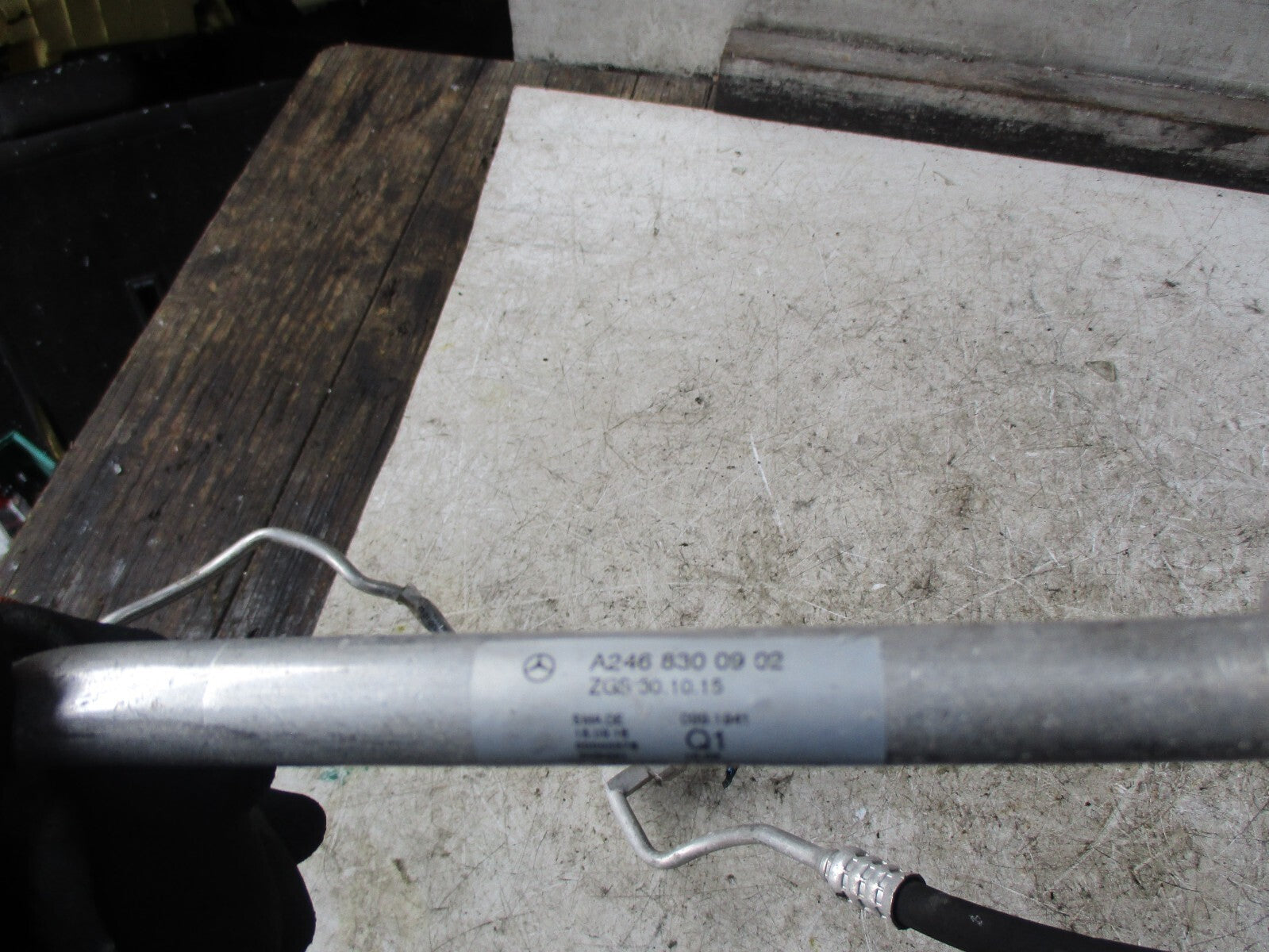 MERCEDES A CLASS 2016 1.5 DIESEL W176 AIR CON PIPE HOSE  A2468300902