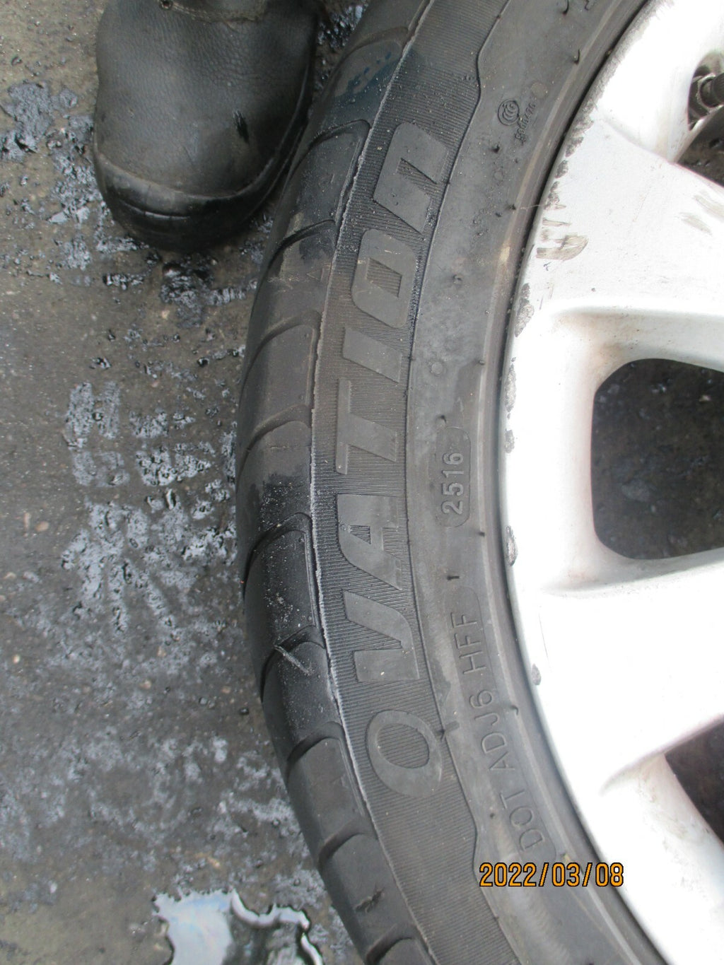 VAUXHALL INSIGNIA MK1 2015 10 SPOKE ALLOY WHEEL & TYRE 245/45R18 OVATION