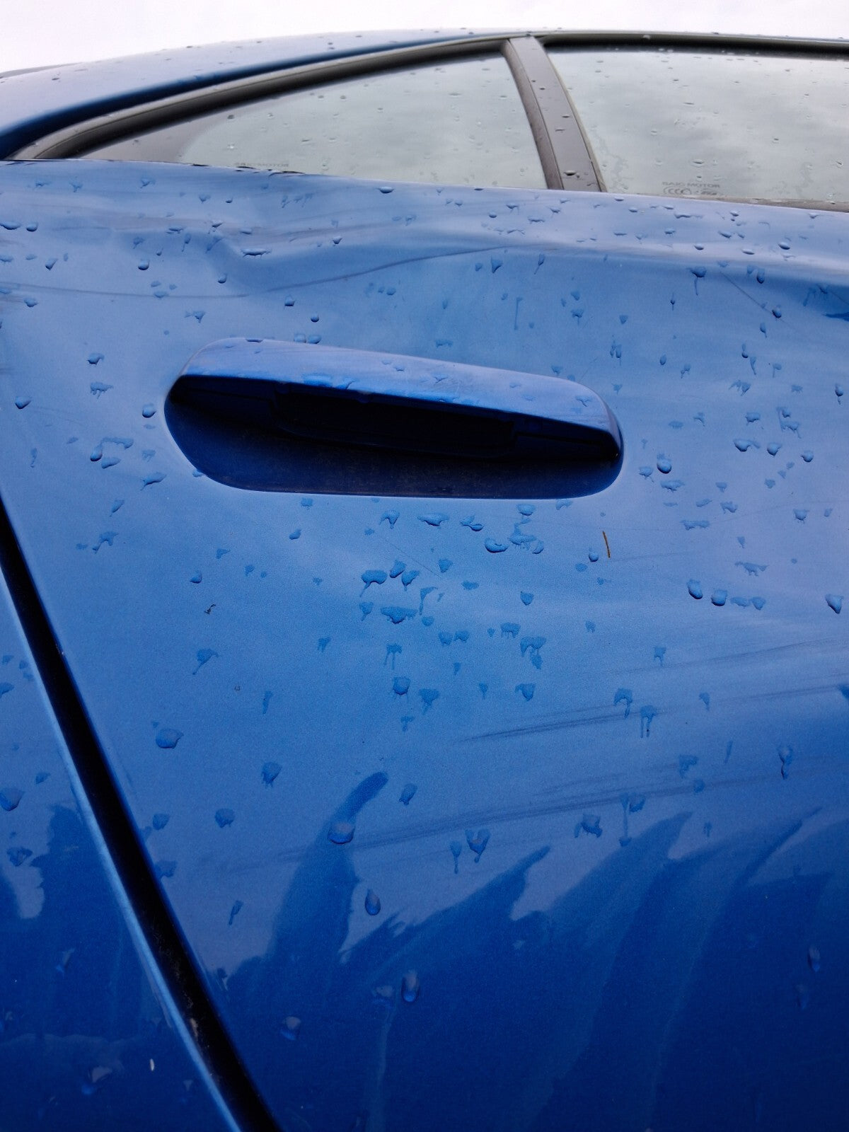 2021 MG 3 MK2 EXCLUSIVE OSR DRIVER SIDE DOOR HANDLE REGAL MOUNTAIN BLUE 5JSJ