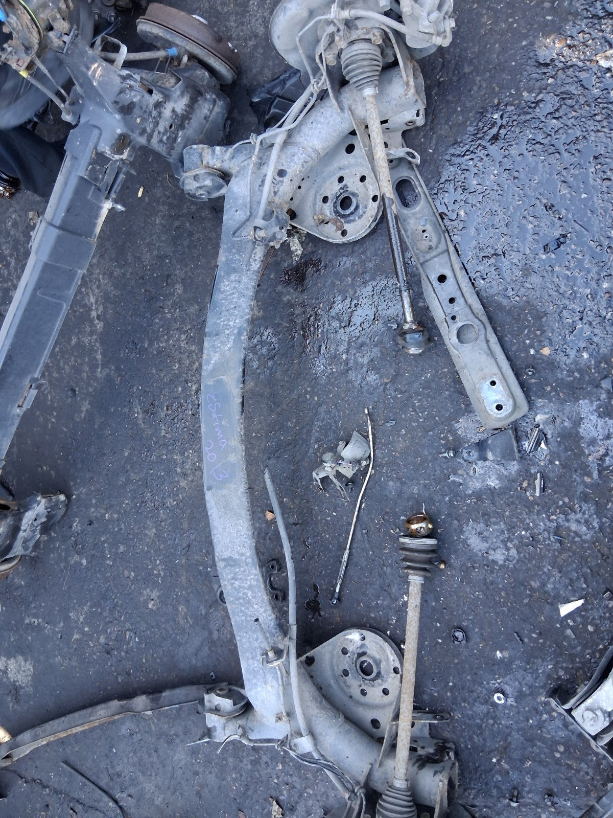 2013 TOYOTA ESTIMA MK3 HYBRID COMPLETE REAR AXLE DISC TYPE CALIPER