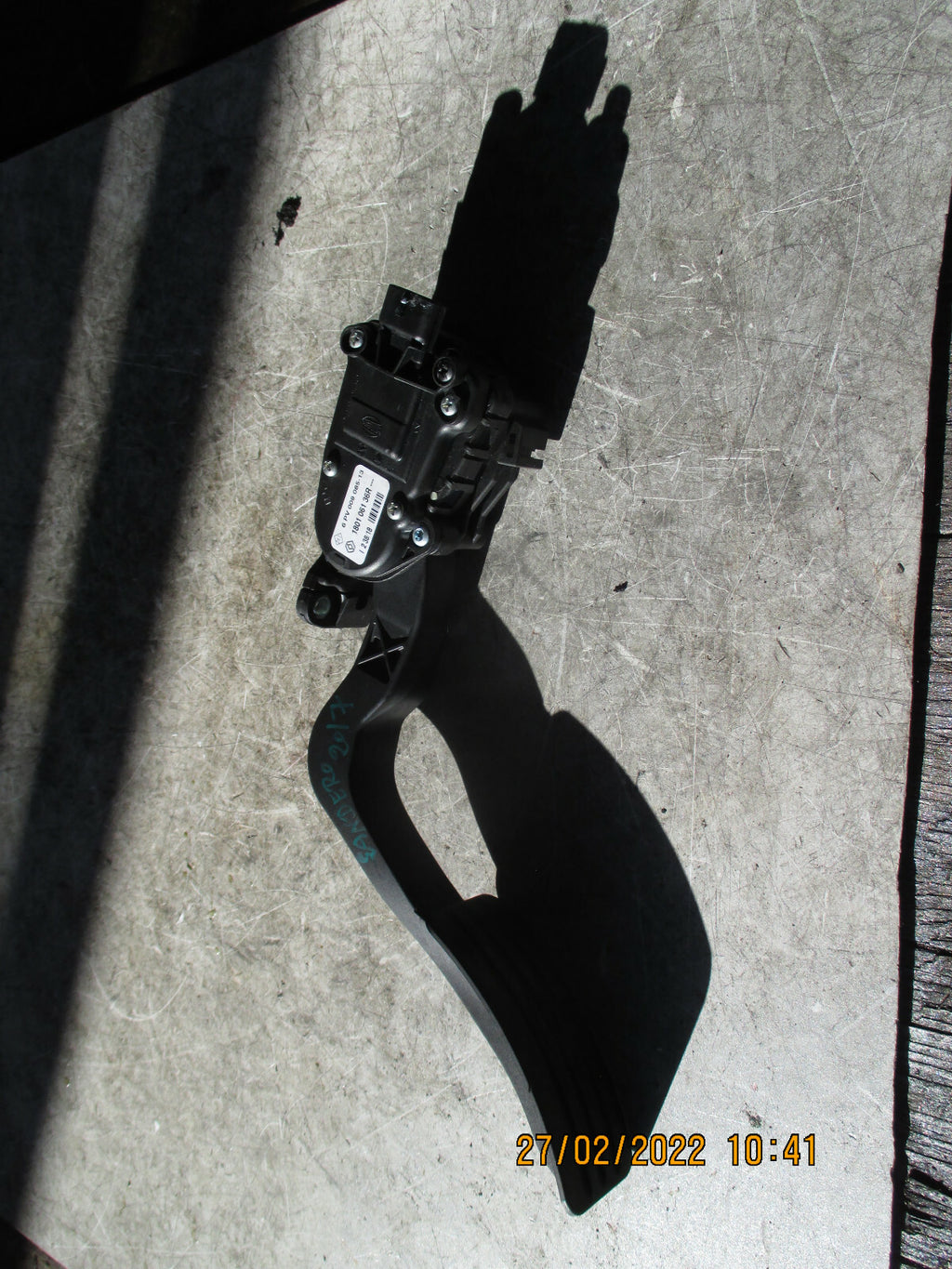 DACIA SANDERO 2017 MK2 ACCELERATOR THROTTLE PEDAL 180106136
