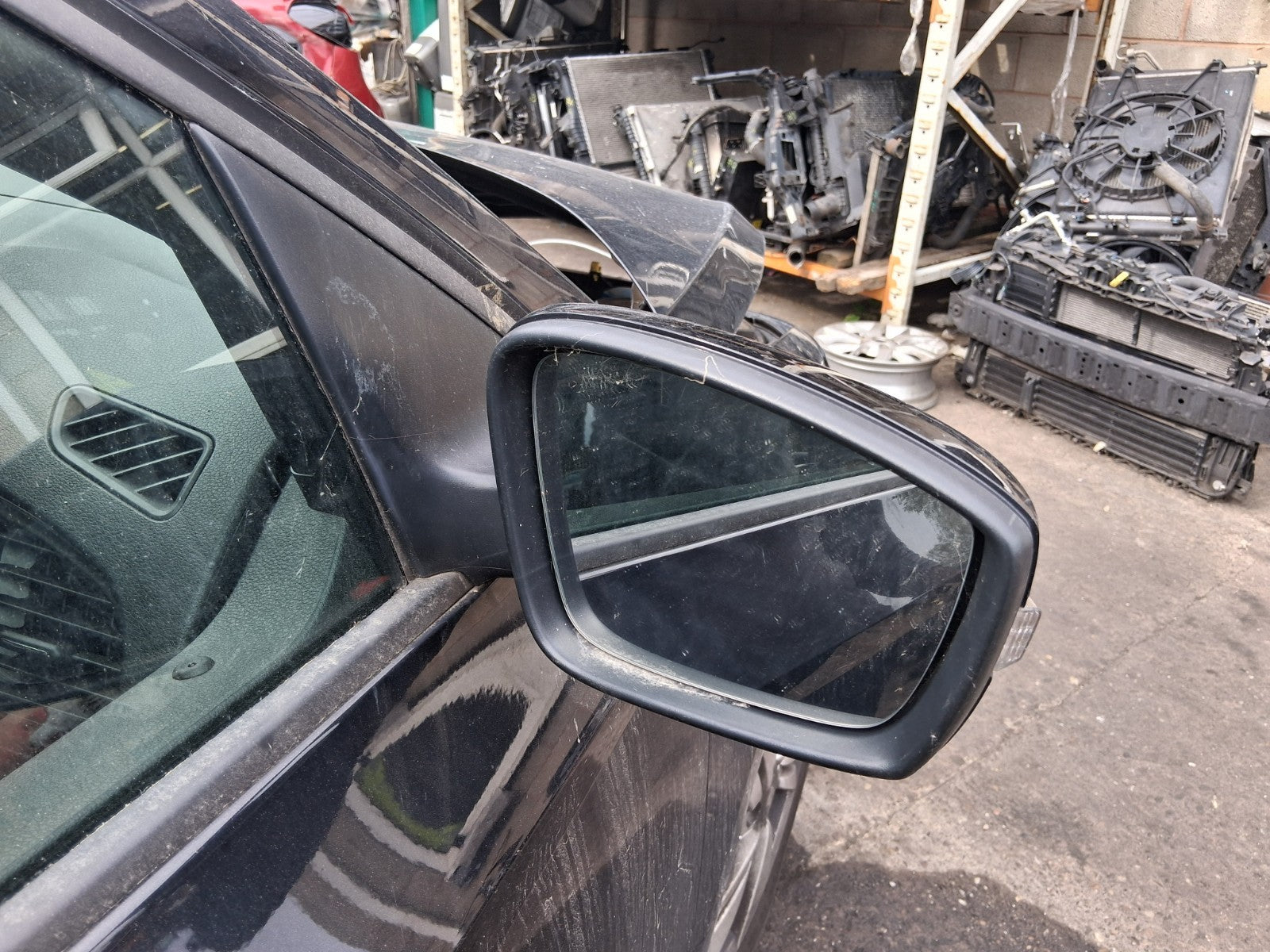 2020 SKODA FABIA MK3 NJ HATCHBACK OSF DRIVER SIDE FRONT RIGHT WING MIRROR BLACK