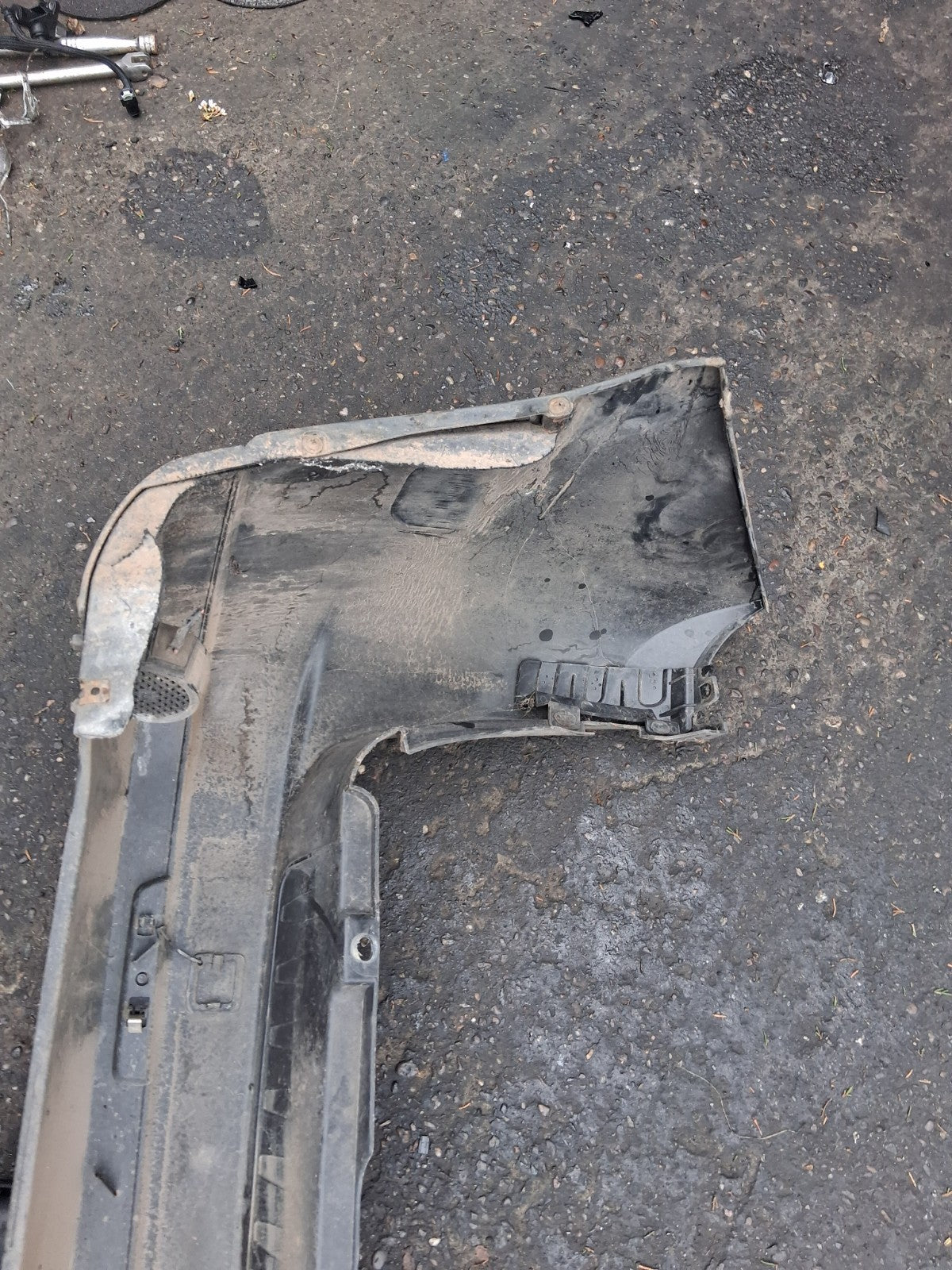 2013 FIAT DOBLO MK2 COMPLETE REAR BUMPER BLACK
