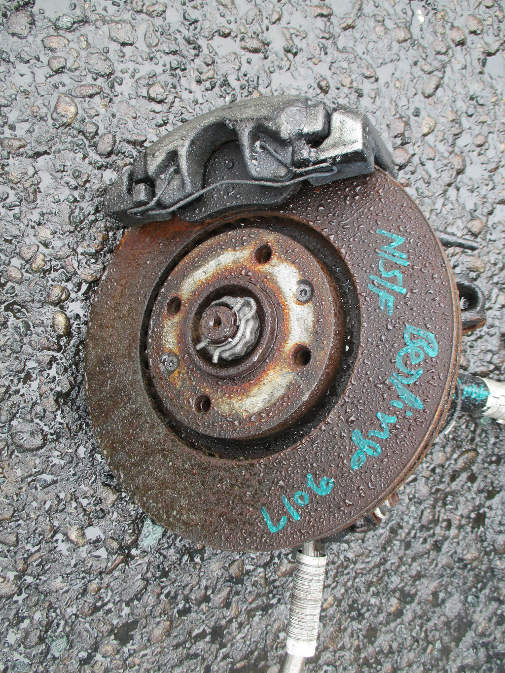 CITROEN BERLINGO MK2 2017 1.6 DIESEL NSF PASSENGER FRONT WHEEL HUB CALIPER