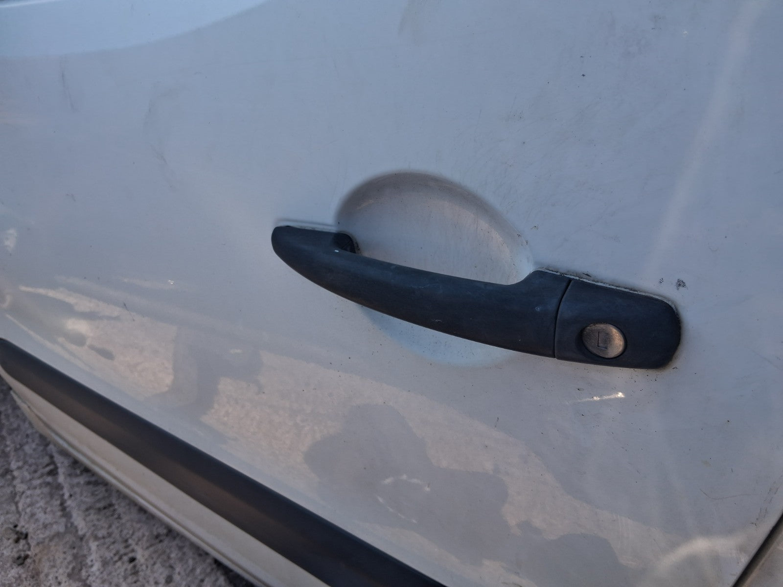 2015 PEUGEOT PARTNER MK2 NSF PASSENGER SIDE FRONT LEFT EXTERIOR DOOR HANDLE