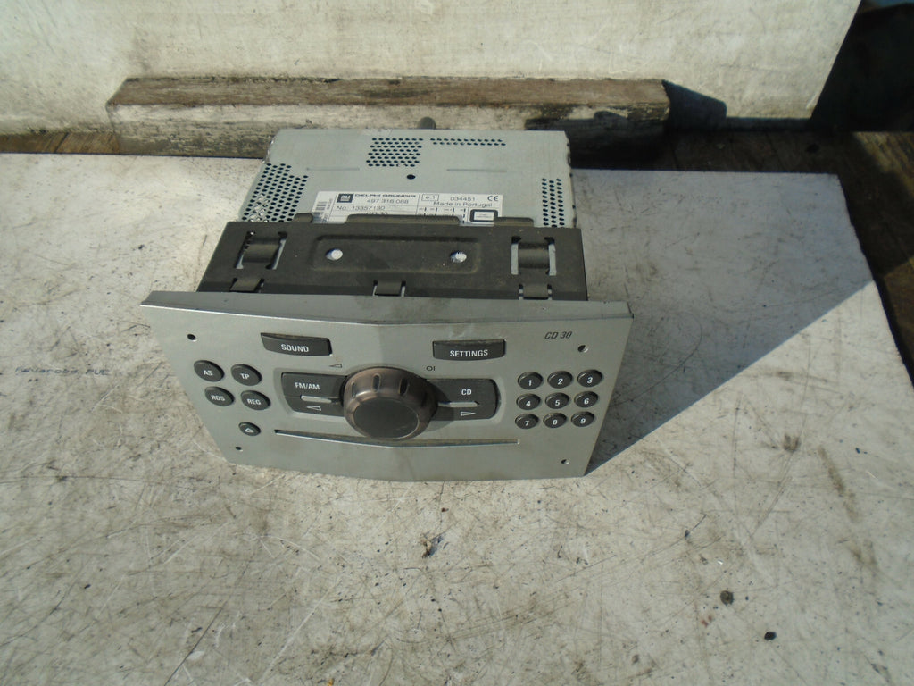 VAUXHALL CORSA D 2011 RADIO CD PLAYER STEREO HEAD UNIT 13357130
