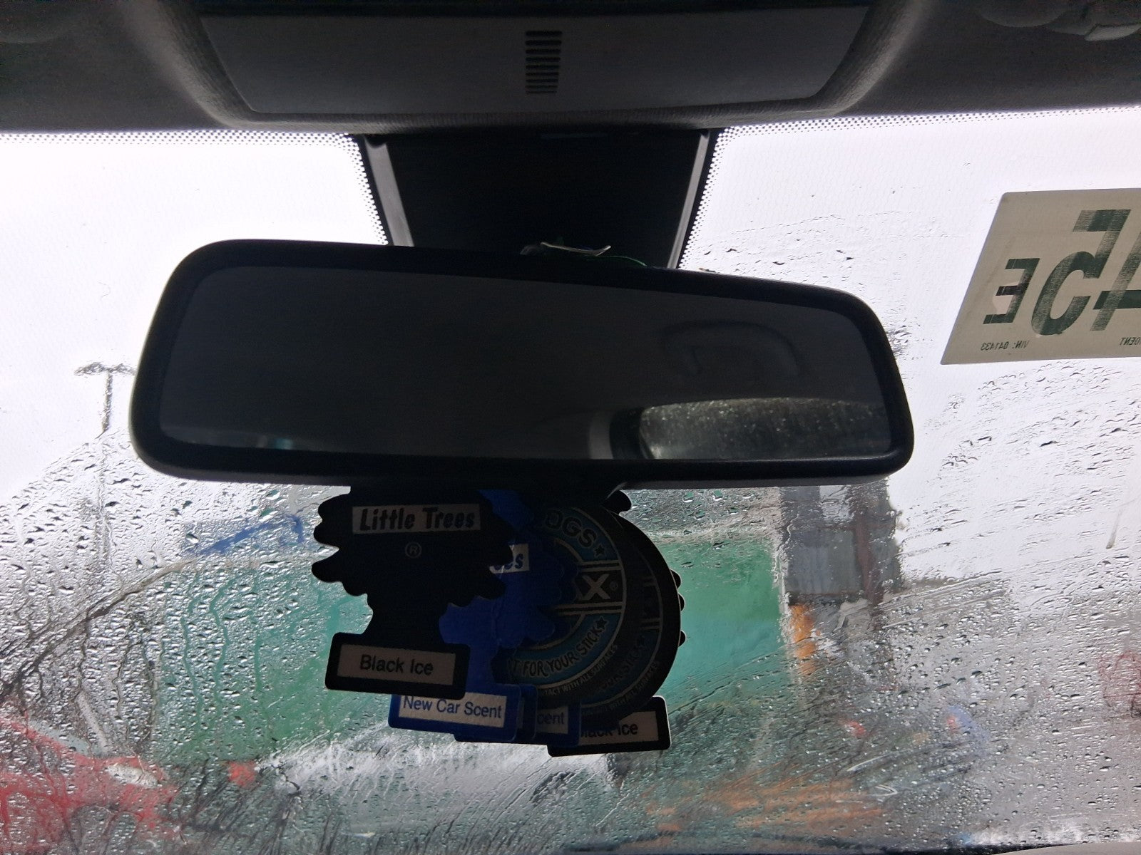 2017 VAUXHALL CORSA E INTERIOR REAR VIEW MIRROR