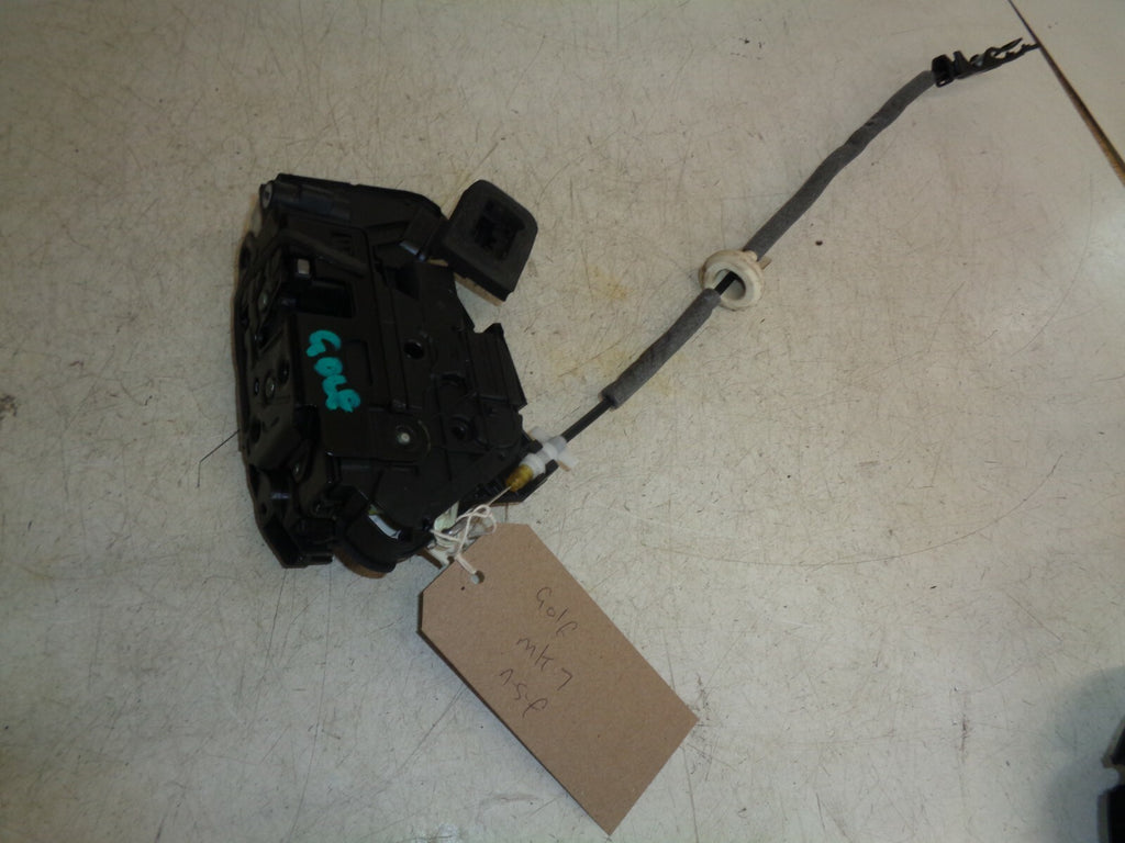 VW VOLKSWAGEN GOLF MK7 2013 NSF PASSENGER FRONT LOCK MECH MECHANISM 5k2837015d