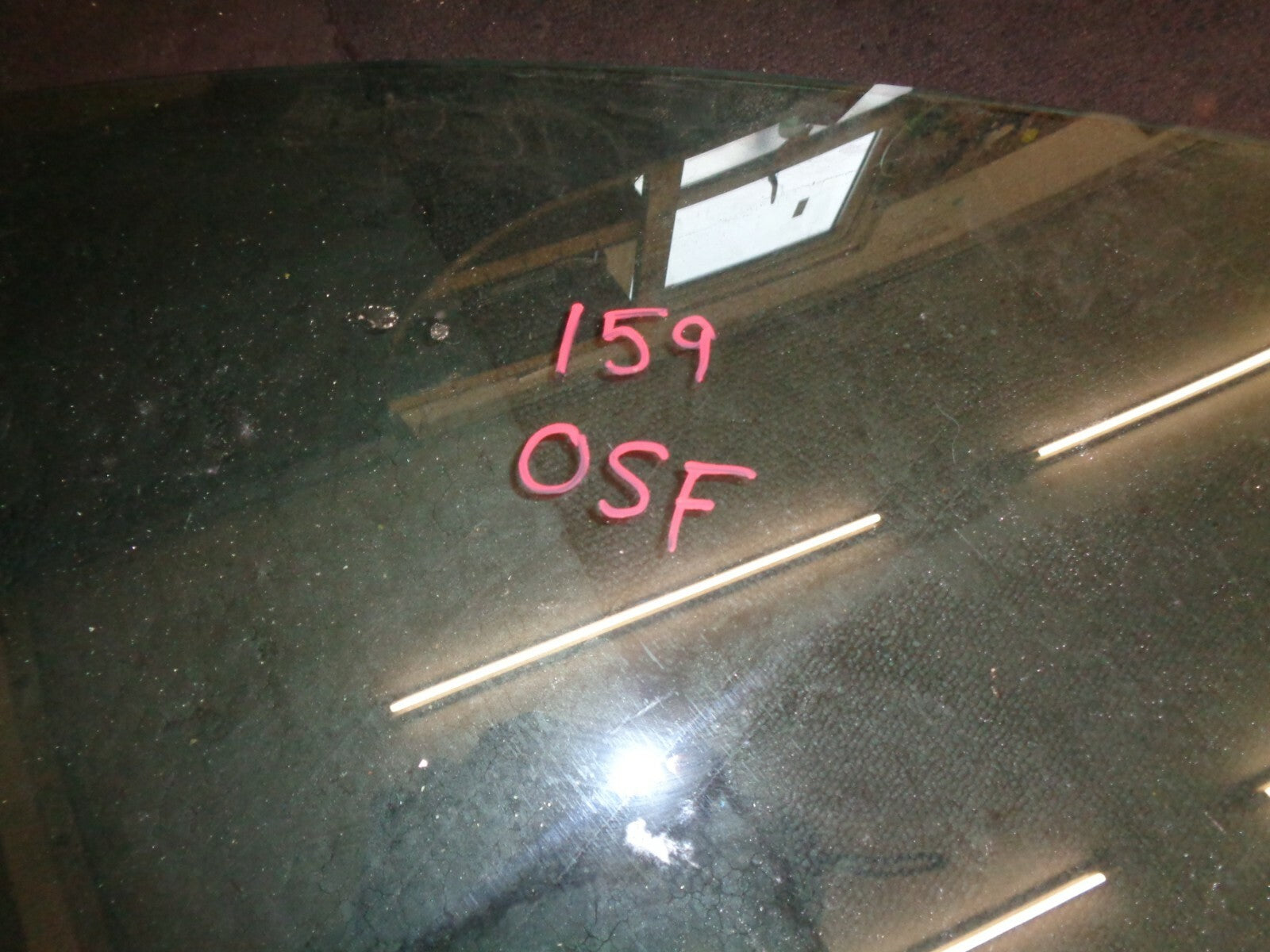 ALFA ROMEO 159 2004-11 OSF DRIVER SIDE FRONT DOOR WINDOW GLASS
