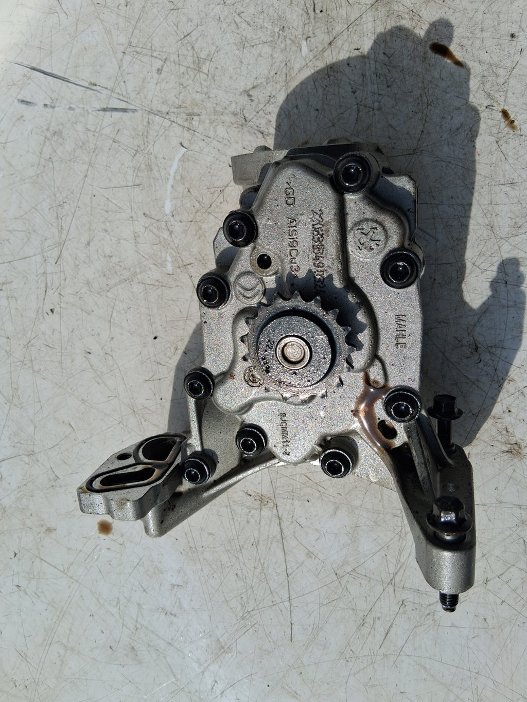 2021 PEUGEOT 208 1.2 PETROL ENGINE OIL PUMP 9837408880