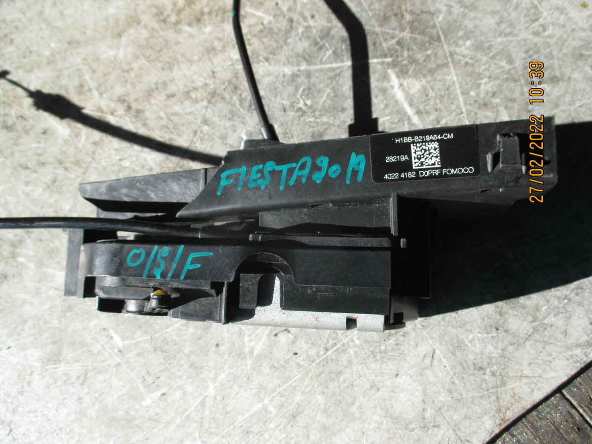 FORD FIESTA 2019 MK8 OSF FRONT DRIVER SIDE DOOR LOCK MECHANISM H1BBB219A64