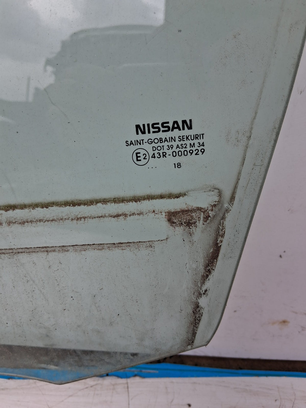 NISSAN MICRA K14 MK4 2017 5 DOOR NSF PASSENGER SIDE FRONT DOOR WINDOW GLASS