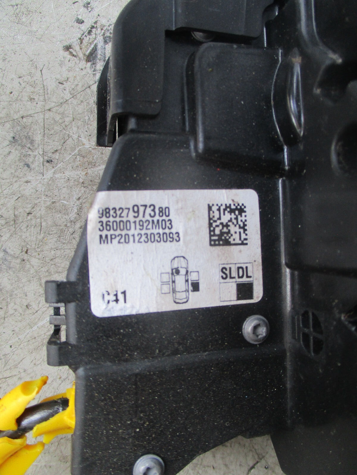 2019 CITROEN C4 CACTUS OSR REAR DRIVING SIDE DOOR LOCK LATCH 9832797380