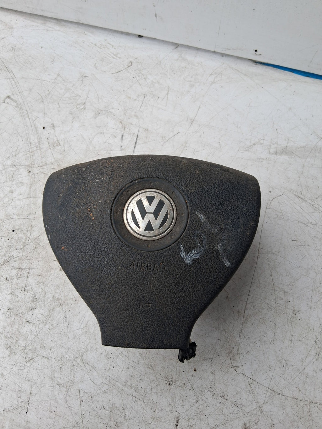 2007 VW VOLKSWAGEN GOLF MK5 STEERING WHEEL AIRBAG 1K0880201BK