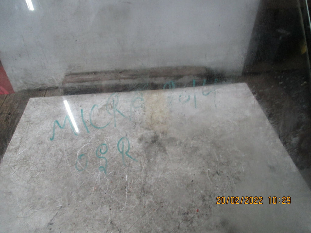 NISSAN MICRA 2014 MK4 OSR REAR DRIVER SIDE WINDOW GLASS
