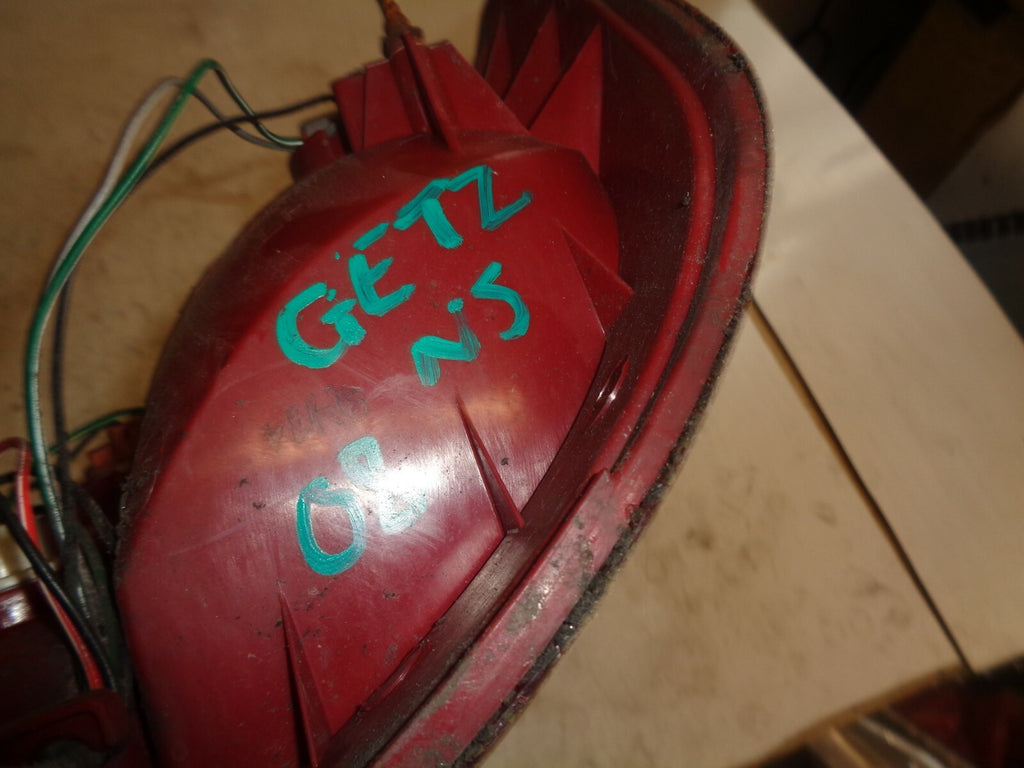 HYUNDAI GETZ 2008 NSR PASSENGER SIDE REAR TAIL LIGHT TAIL LAMP