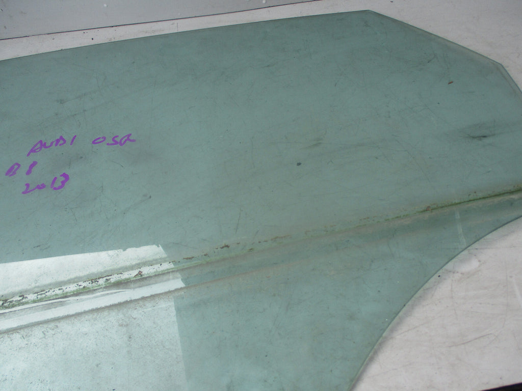 AUDI A4 B8 2013 OSR DRIVER SIDE REAR WINDOW GLASS