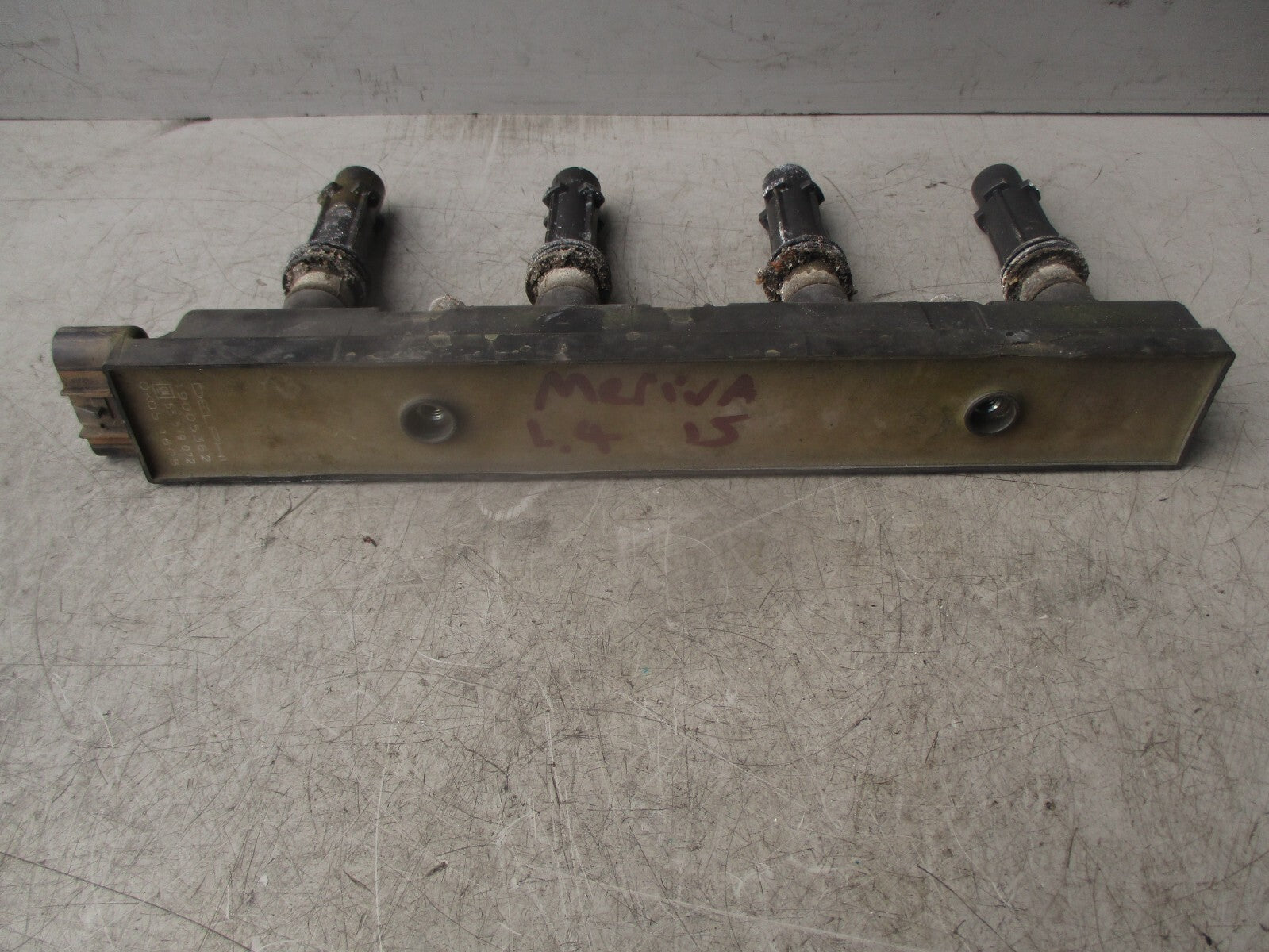 2013 VAUXHALL MERIVA B 1.4 PETROL IGNITION COIL PACK 19005362
