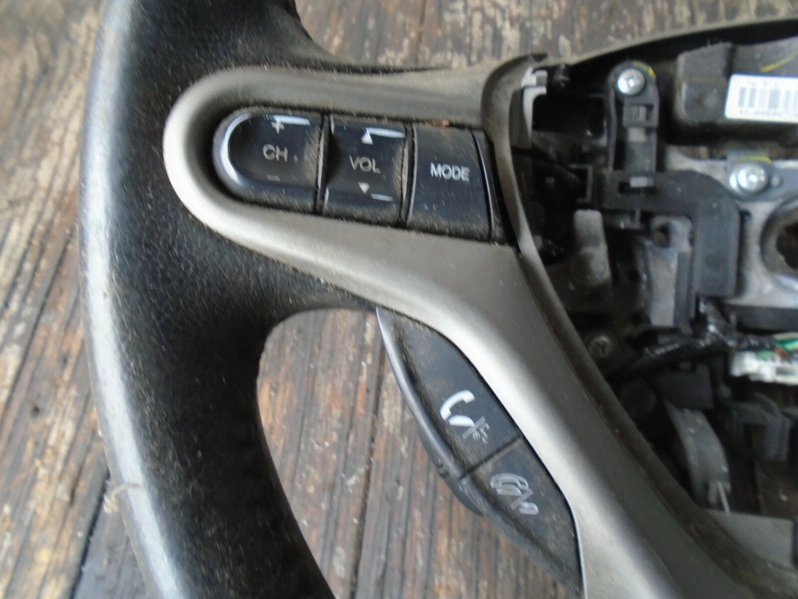 HONDA CIVIC 2006 MK8 BLACK LEATHER STEERING WHEEL 78500SMJU316M1