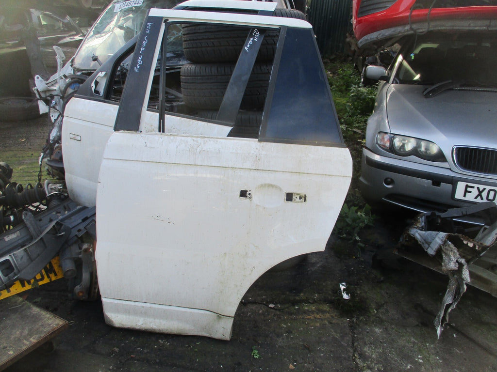 2009 RANGE ROVER SPORT l320 NSR PASSENGER SIDE REAR BARE DOOR WHITE LRC 909