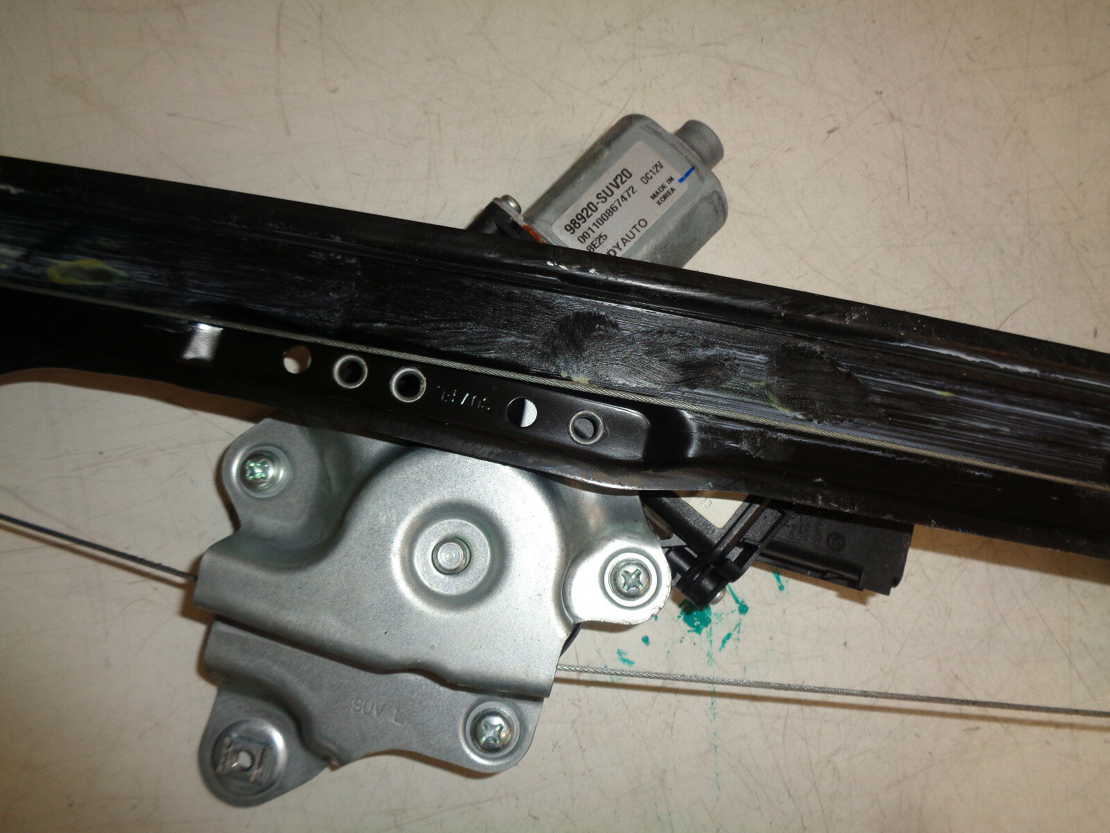 VAUXHALL MOKKA 2018 NSF PASSENGER SIDE FRONT WINDOW MOTOR MECHANISM 98920SUV20