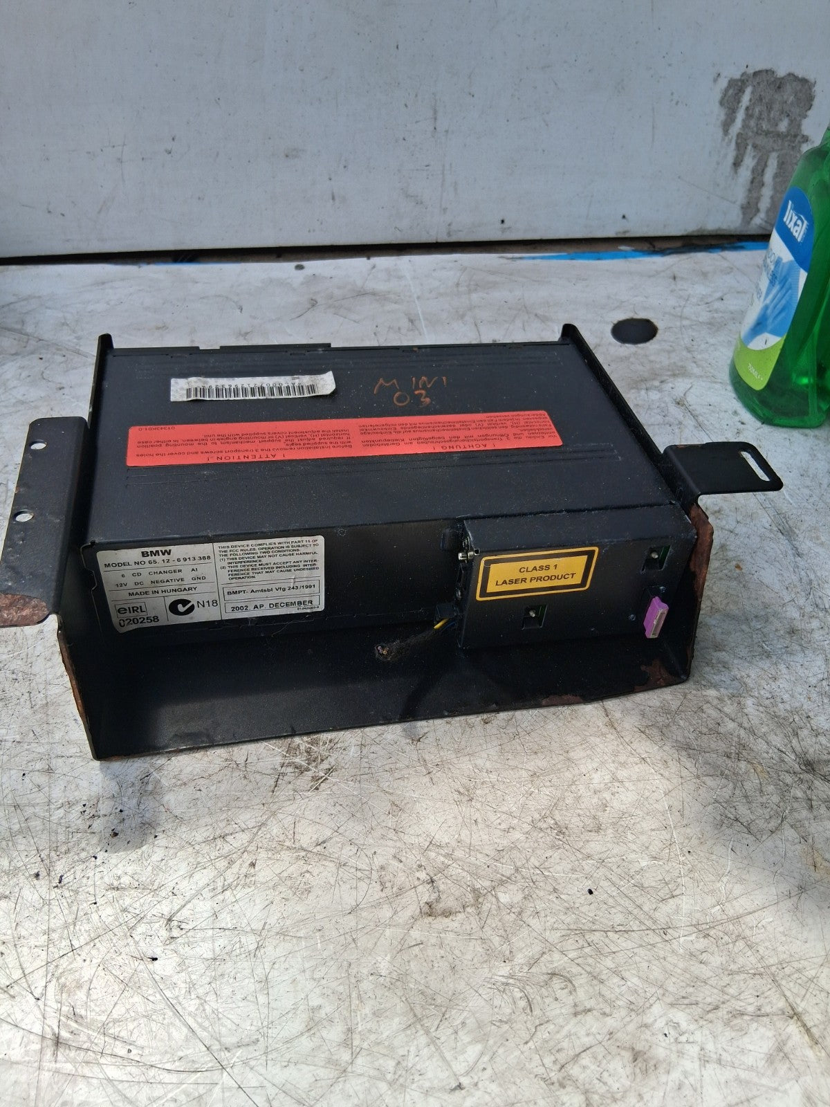 2003 MINI CD CHANGER 65126913388