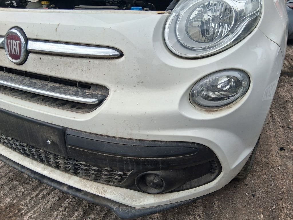 2019 FIAT 500 L FACELIFT FRONT COMPLETE BUMPER WHITE BIANCO GELATO 934/A