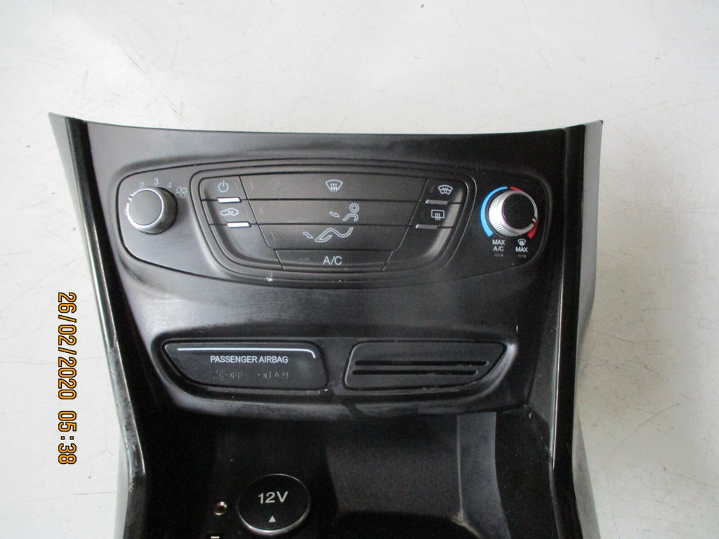 FORD B MAX 2017 HEATER CLIMATE CONTROL SWITCH PANEL SURROUND TRIM AV1T-19980-BL