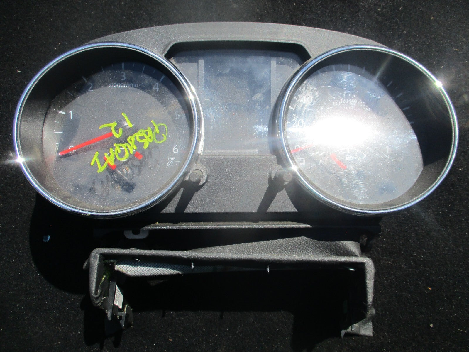 2012 NISSAN QASHQAI J10 INSTRUMENT CLUSTER SPEEDO METER 24810BR51A