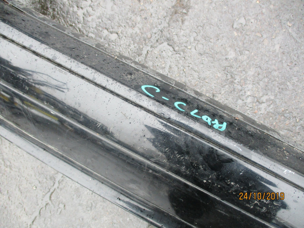MERCEDES C CLASS W203 COMPLETE REAR BUMPER BLACK