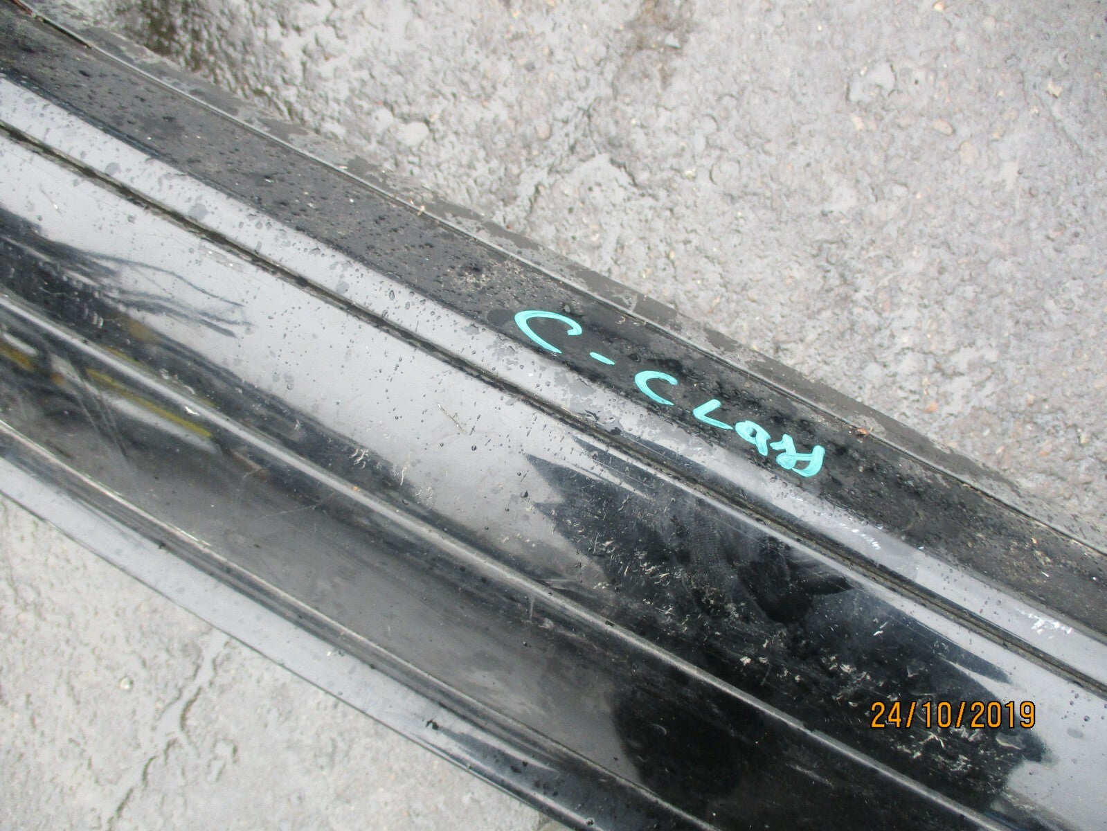 MERCEDES C CLASS W203 COMPLETE REAR BUMPER BLACK