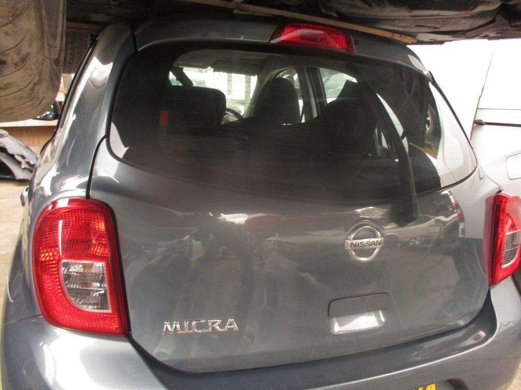 2016 NISSAN MICRA K13 5 DOOR HATCHBACK FACELIFT REAR BOOTLID TAILGATE GREEN FAA