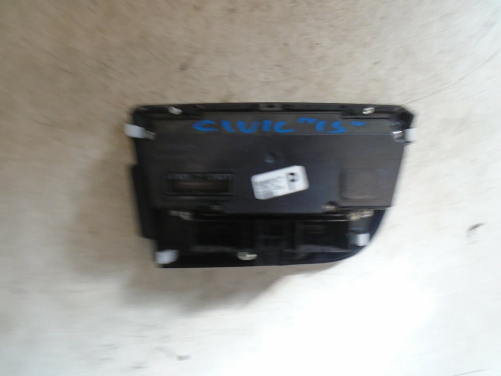 HONDA CIVIC 2015 MK9 HEATER CONTROL PANEL SWITCH UNIT 79600TV0E4
