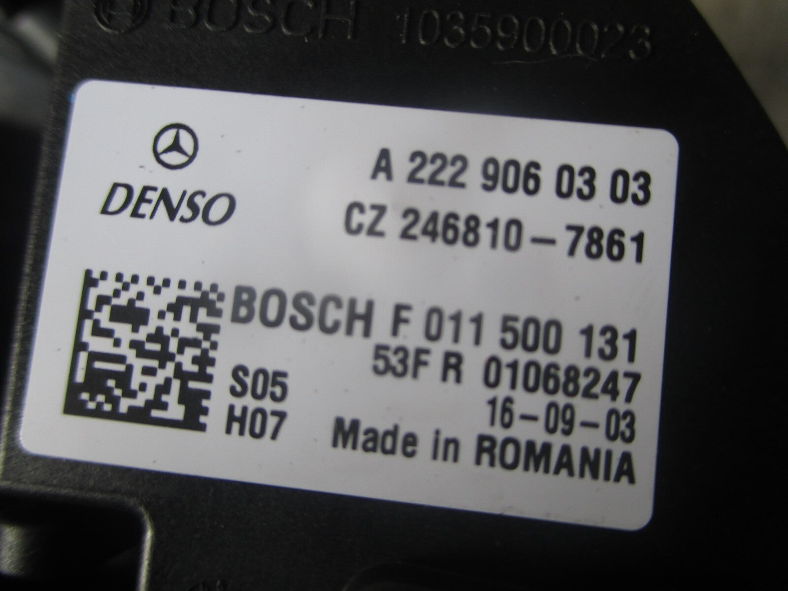 MERCEDES A CLASS W176 2016 HEATER BLOWER MOTOR FAN A2469062501
