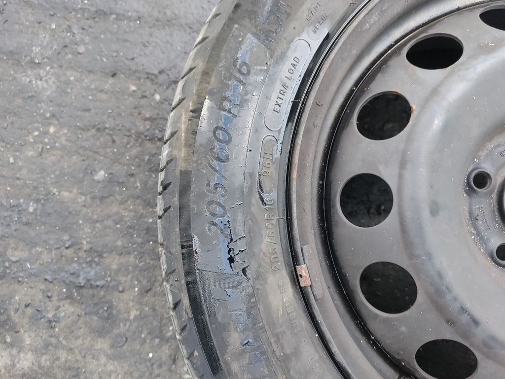 2019 PEUGEOT PARTNER MK3 STEEL WHEEL WITH 16 INCH TYRE 20560R16