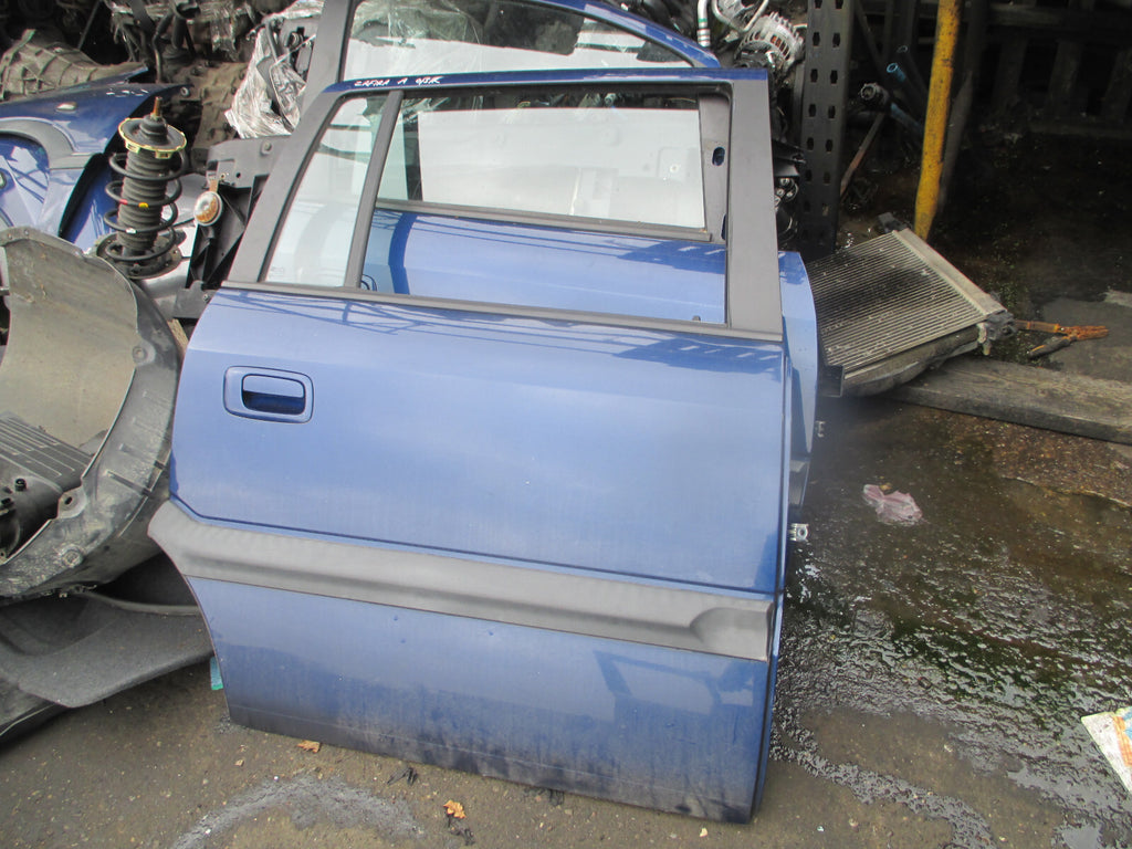 VAUXHALL ZAFIRA A 2004 OSR DRIVER SIDE REAR COMPLETE DOOR BLUE