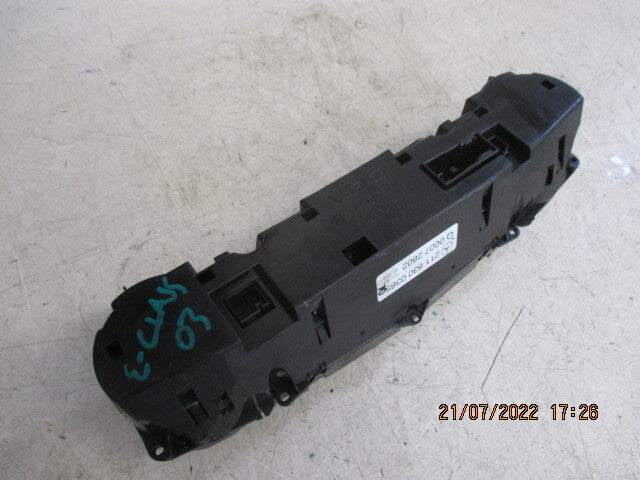 MERCEDES BENZ E CLASS W211 2003 HEATER AC CLIMATE CONTROL SWITCH 2118300385