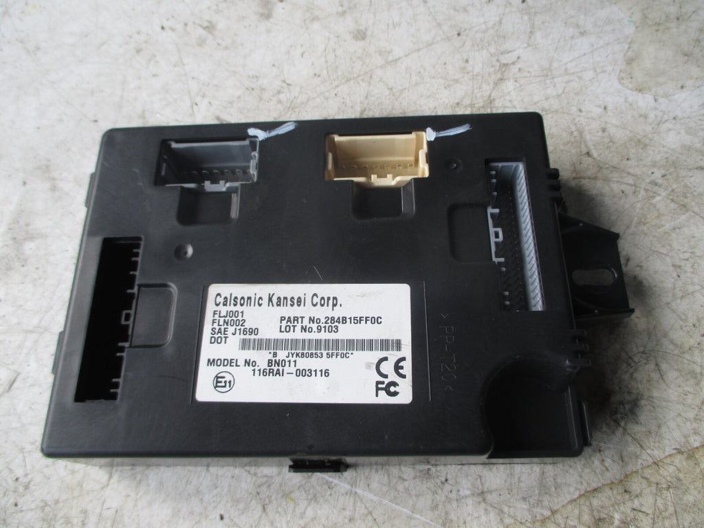 2019 NISSAN MICRA K14 BCM BODY CONTROL MODULE 284B15FF0C