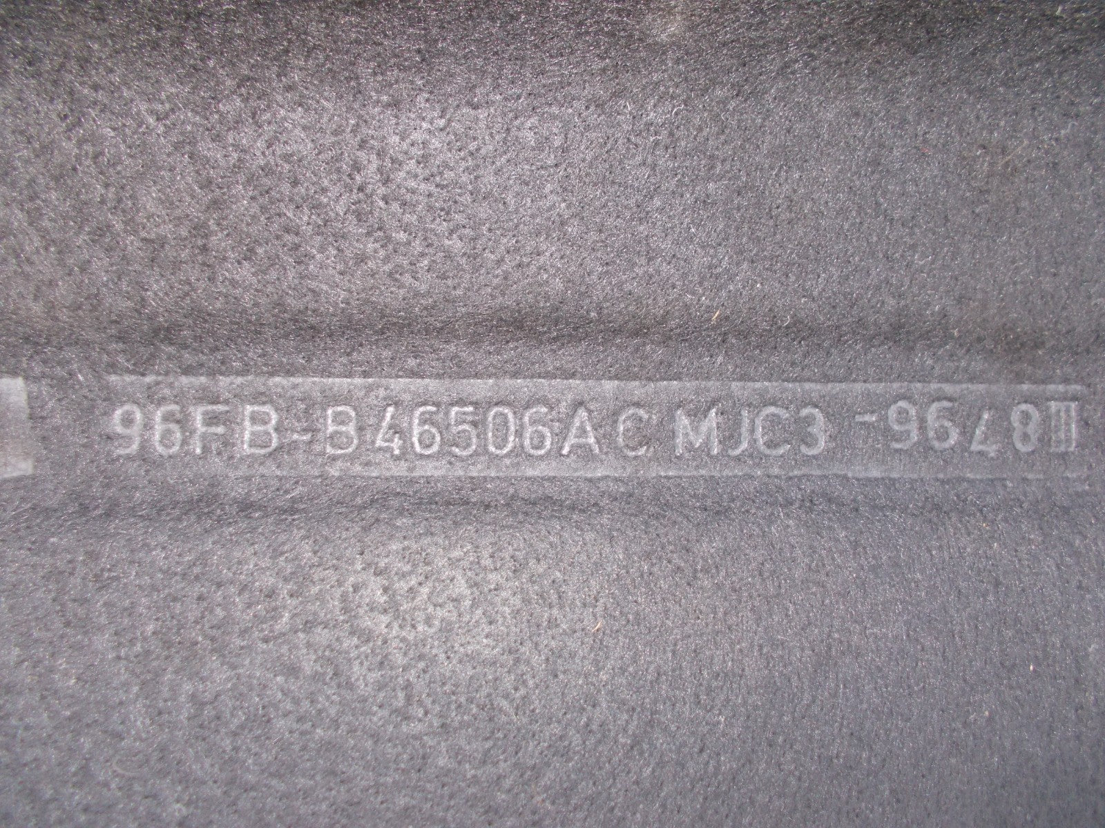 FORD FIESTA 2000 4 DOOR PARCEL SHELF BOOT LOAD COVER B46506AC