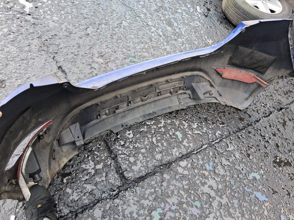 2016 FORD FIESTA MK7 REAR COMPLETE BUMPER BLUE