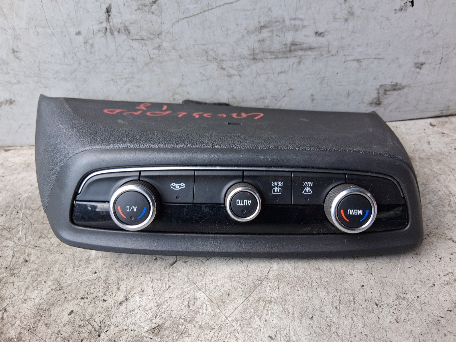 VAUXHALL CROSSLAND X 2018 AC HEATER CLIMATE CONTROL SWITCH PANEL 98226305YX