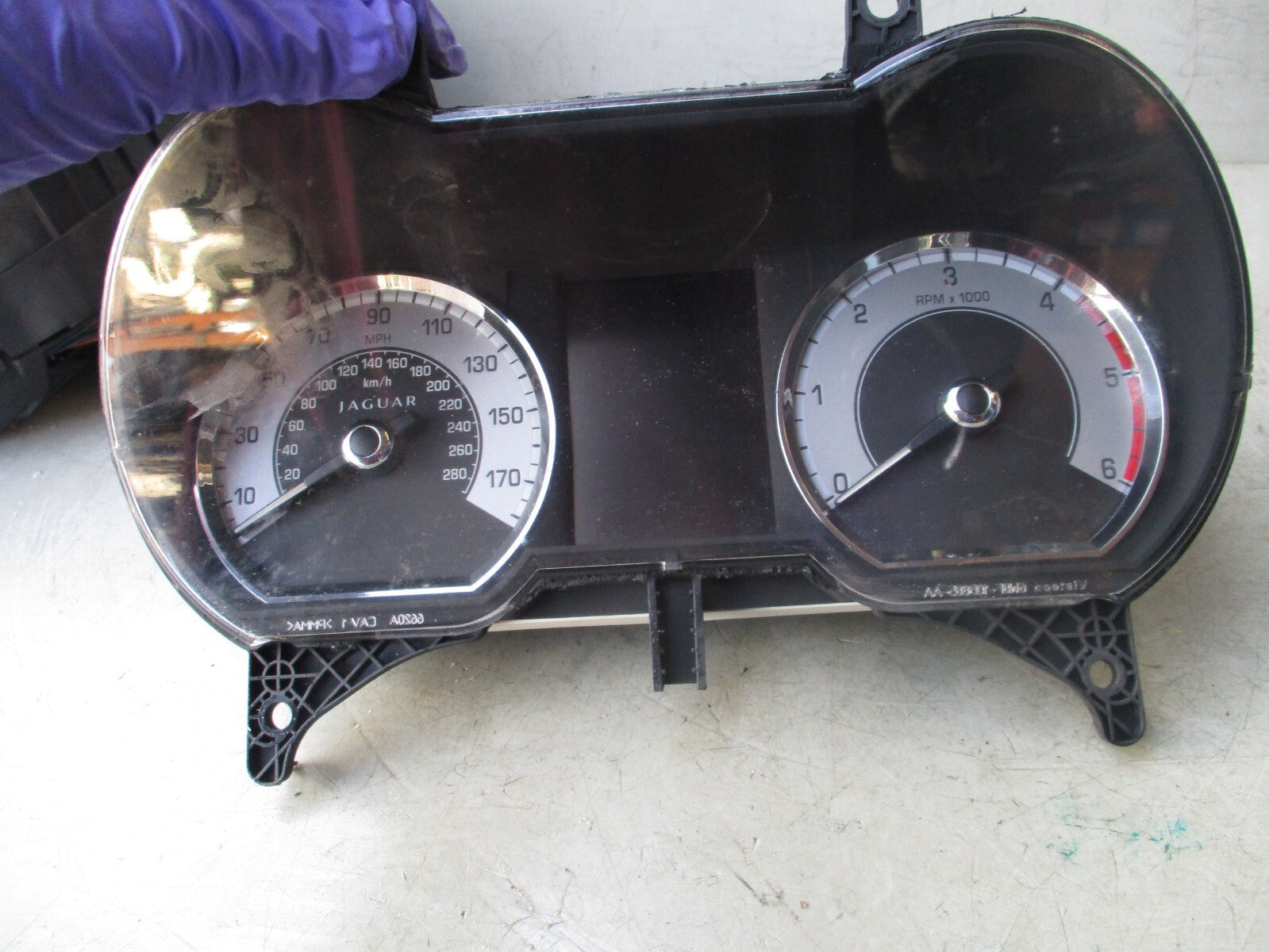 2011 JAGUAR XF SPEEDOMETER INSTRUMENT CLUSTER 8X2310849JJ (ref s)