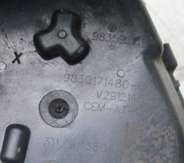 VAUXHALL VIVARO 2021 THROTTLE BODY 9830171480-00