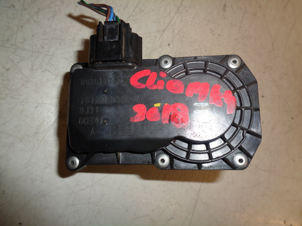 RENAULT CLIO MK4 2018 0.9 PETROL THROTTLE BODY 161206038R