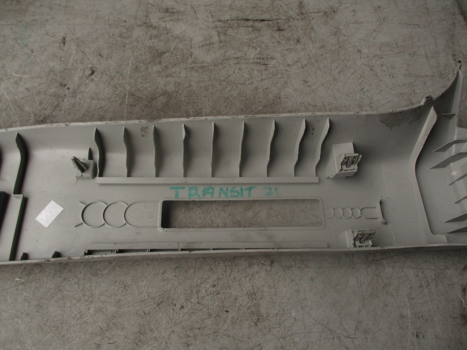 2021 FORD TRANSIT 350 MK8 NSF PASSENGER FRONT UPPER B PILLAR TRIM BK31V243W01A