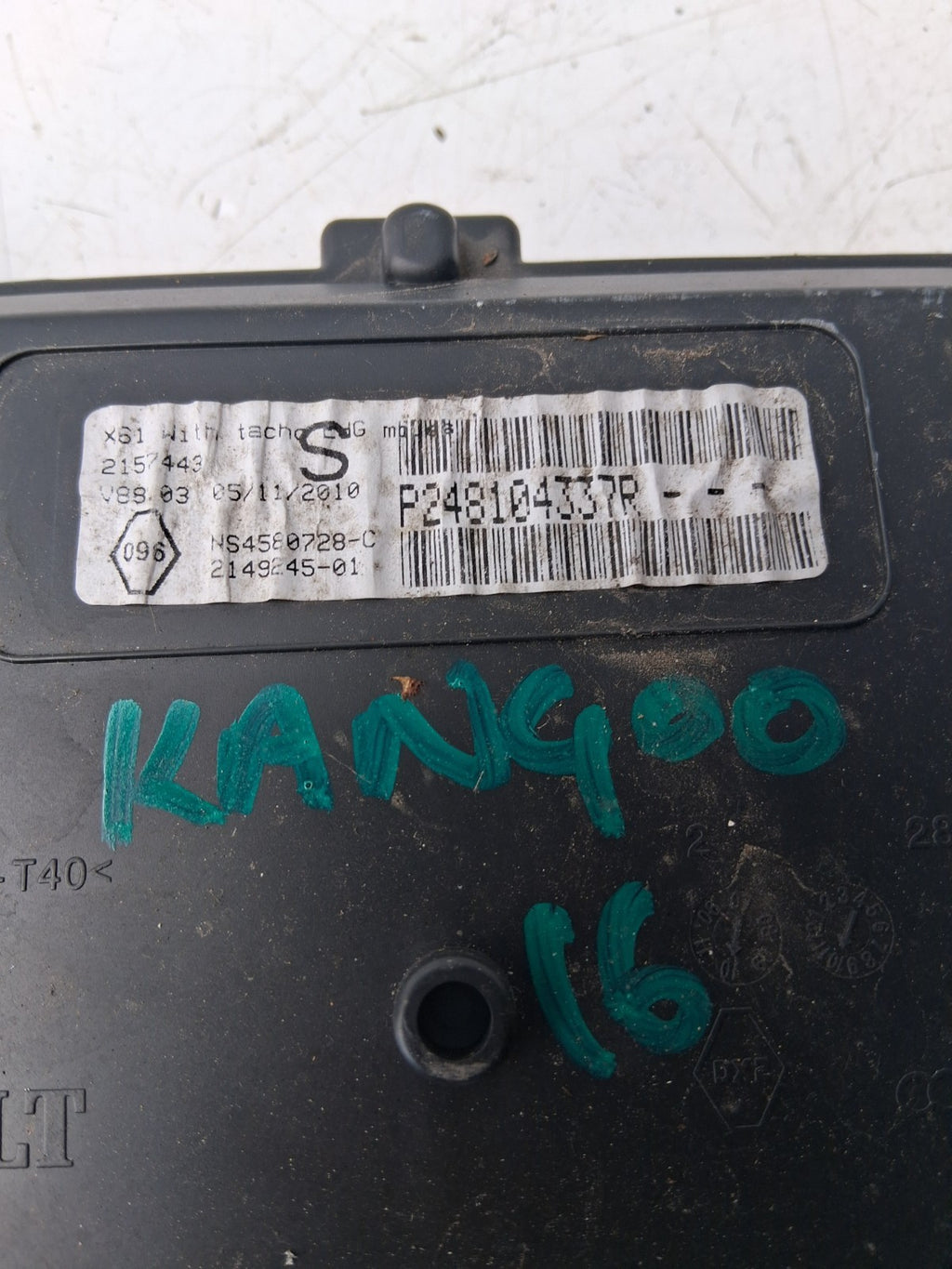 2016 RENAULT KANGOO MK2 SPEEDO SPEEDOMETER INSTRUMENT CLUSTER P248104337R
