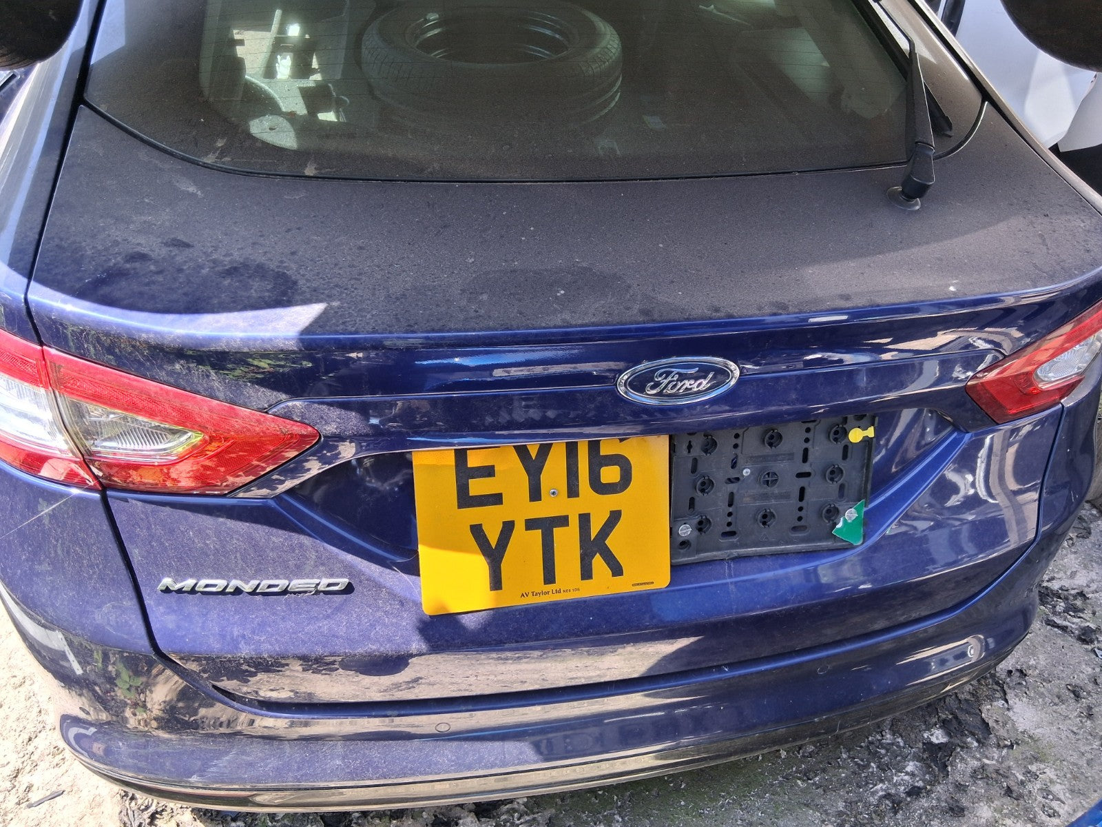 2016 FORD MONDEO MK5 HATCHBACK REAR BARE TAILGATE BOOTLID WEDGEWOOD BLUE LD
